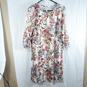 Tacera Bright Colors Print Womens Dress Size Small